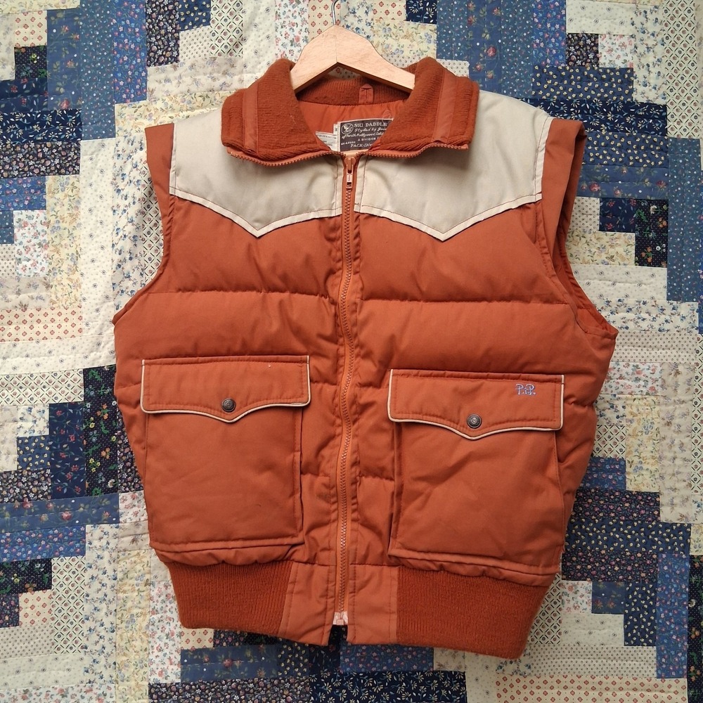 Vintage Ski Daddle by Joie of North Hollywood Down Puffer Ski Vest Size Medium